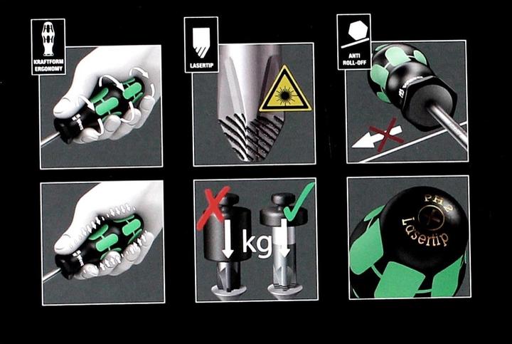 Actual product image Wera Kraftform Big Pack 300 (Torx (TX), Pozidriv cross recess (PZ), Phillipps cross recess (PH))
