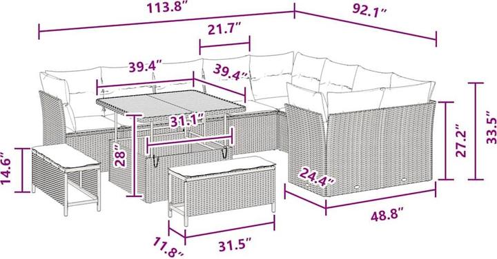 Produktbild vidaXL Naomi