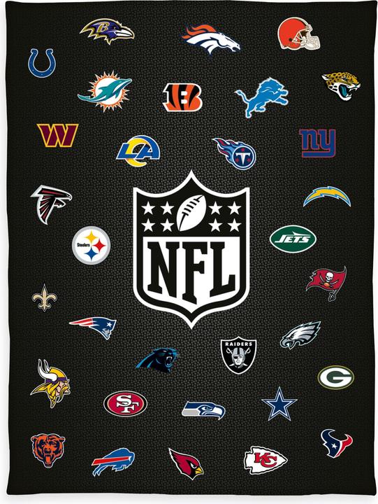 NFL Wellsoft-Decke (150 x 200 cm)