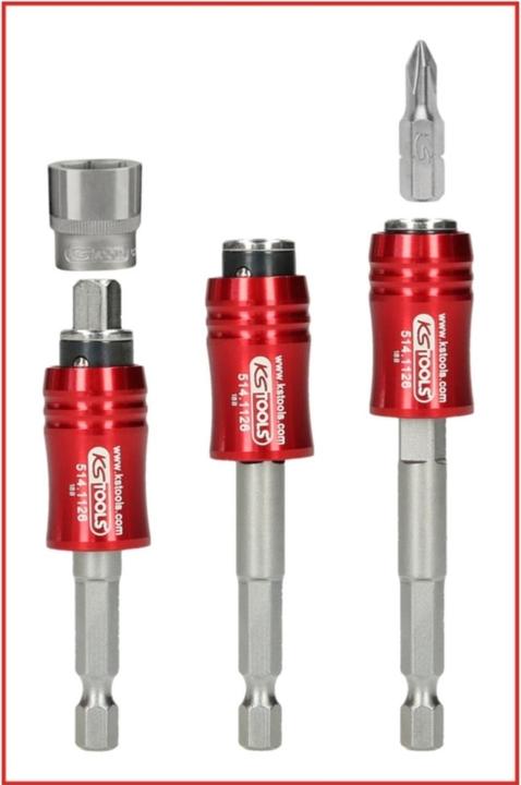 Productafbeelding KS Tools 1/4 2in1 snelwisselbithouder (1/4")