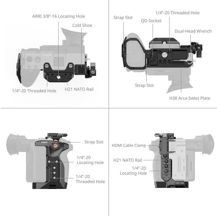 Produktbild SmallRig Cage for Sony FX2 (Cage)