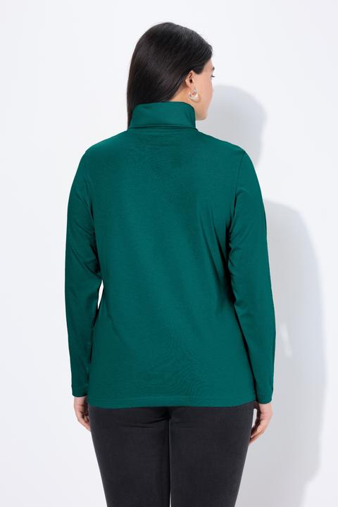 Produktbild Ulla Popken Shirt, Rollkragen, Slim, Langarm (62)