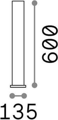 Produktbild Ideal lux CLIO Stehleuchte E27 ⌀135mm dimmbar Weiss IP44 249469 (E27, IP44)