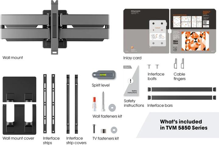 Actual product image Vogels TVM 5855 (Wall, 100", 75 kg)