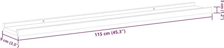 Produktbild vidaXL Egypt (115 x 9 x 3 cm)