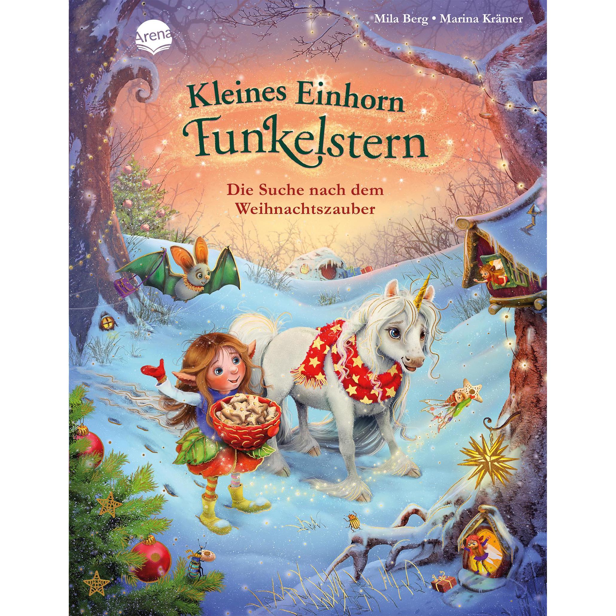Kleines Einhorn Funkelstern. Die Suche nach dem Weihnachtszauber, Kinderbücher von Mila Berg