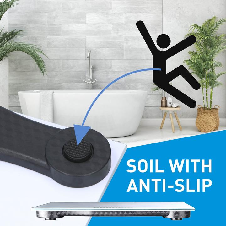 Actual product image Grundig Body scale white 28x28x2,2cm (180 kg)