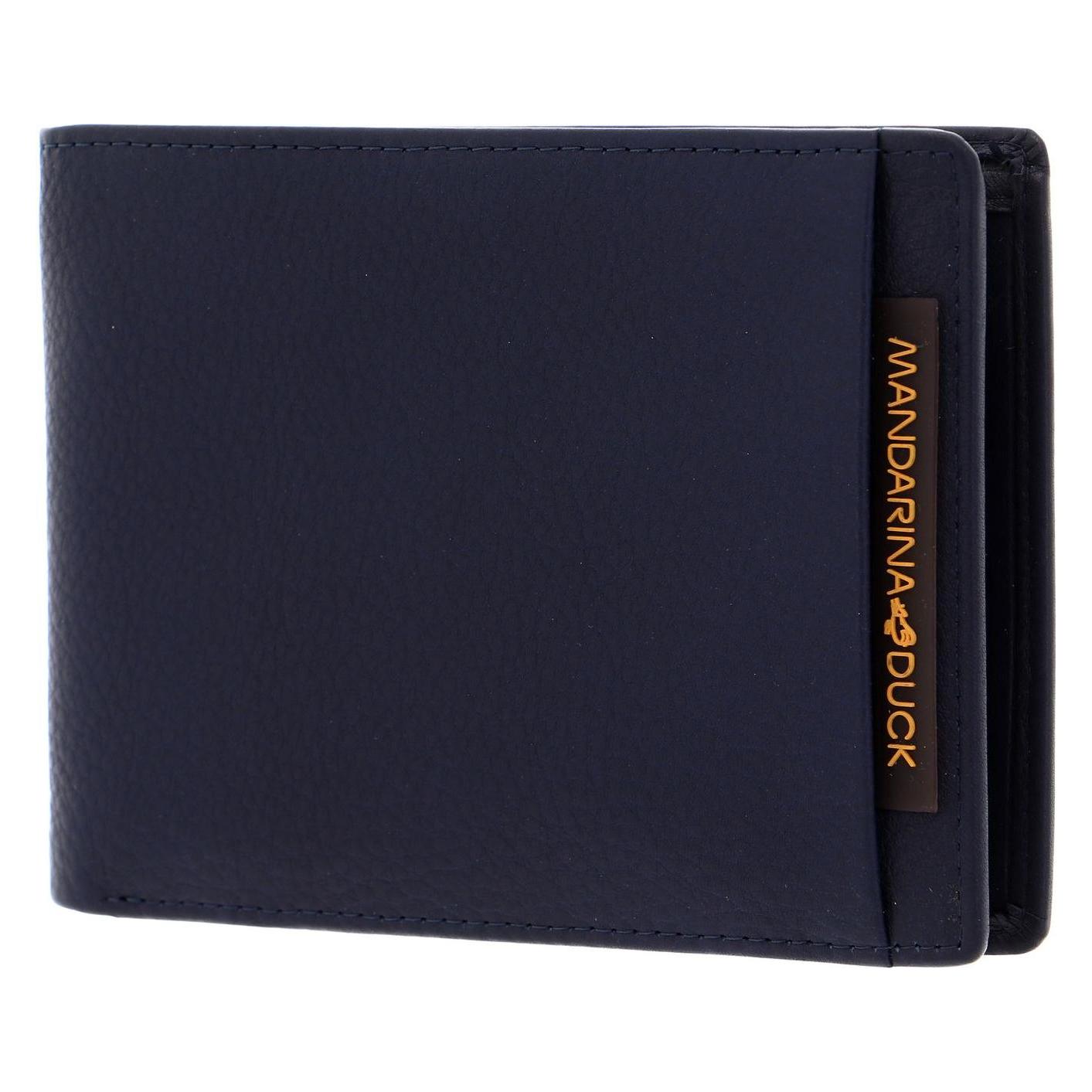 Mandarina Duck, Herren, Portemonnaie, Dual Bifold Wallet, Blau