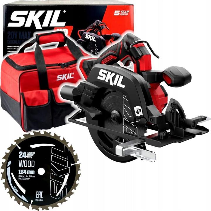 Produktbild Skil 20V 3571 FA 184mm Akku-Kreissäge (Ohne Akku Tasche)