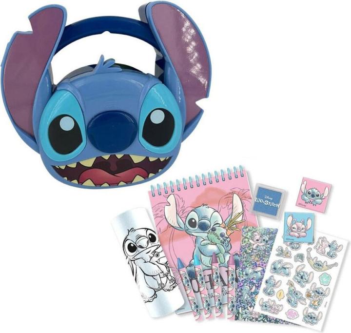 Actual product image Kids Licensing Stitch colouring set in D Box
