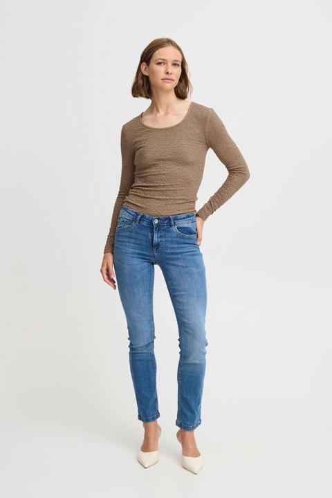 Actual product image B.young BYPOLI LS TSHIRT 20815316 (XS)