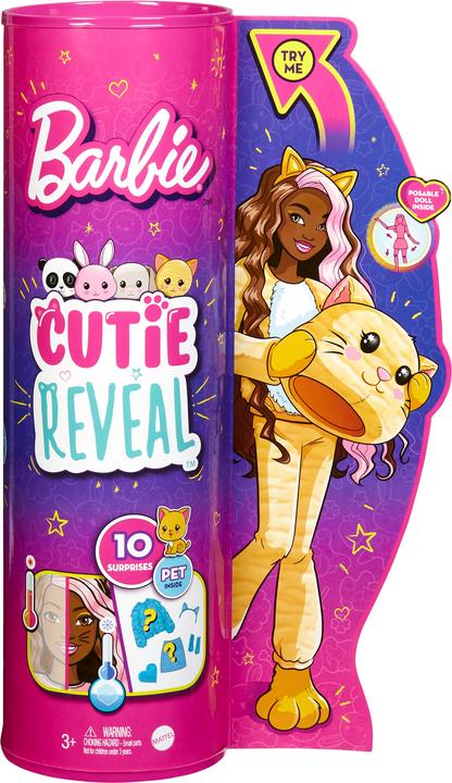 Produktbild Barbie Cutie Reveal Puppe - Katze