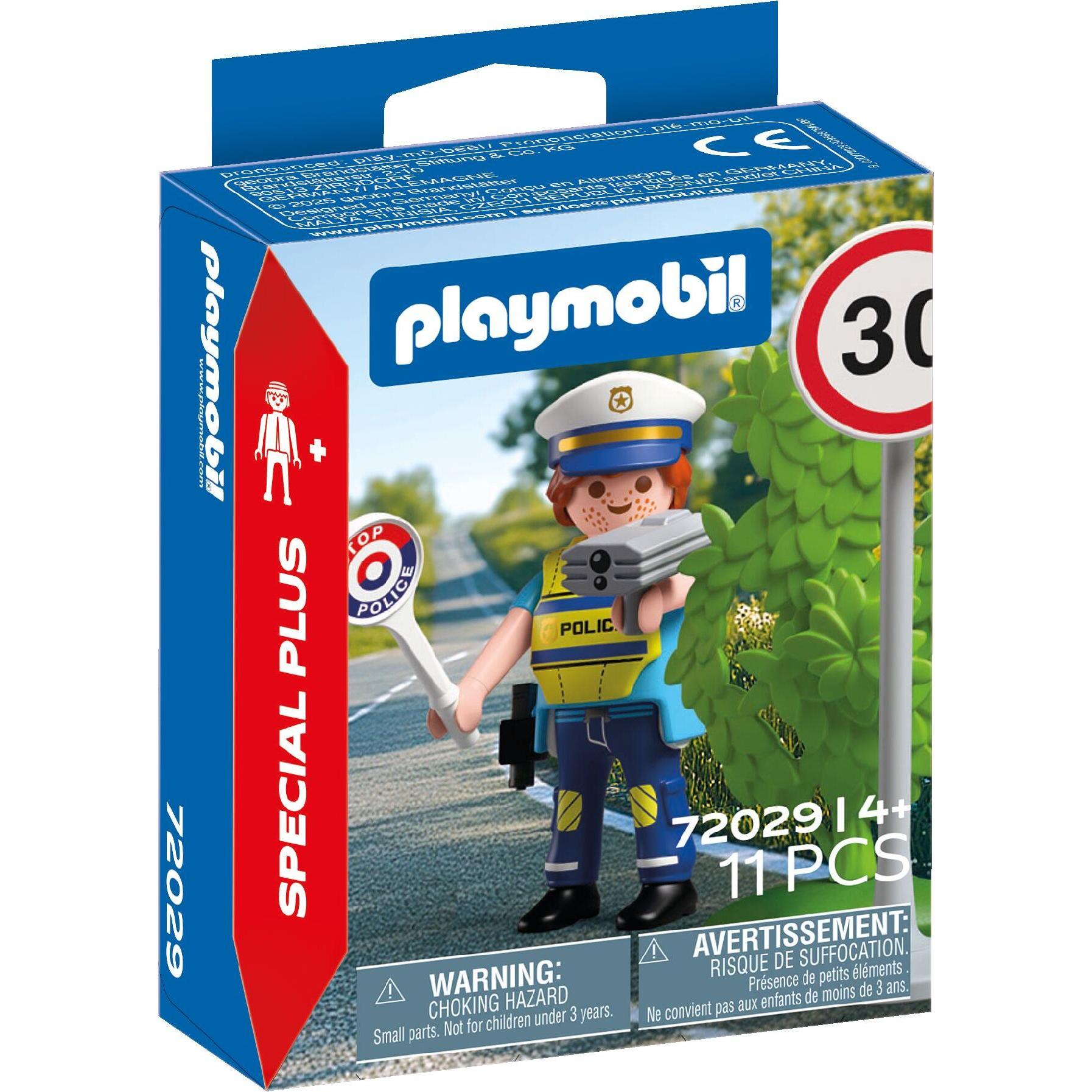 Playmobil 72029 Polizist mit Radar (72029, Playmobil Città d'azione)