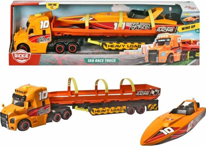 Produktbild Dickie Truck mit Schnellboot