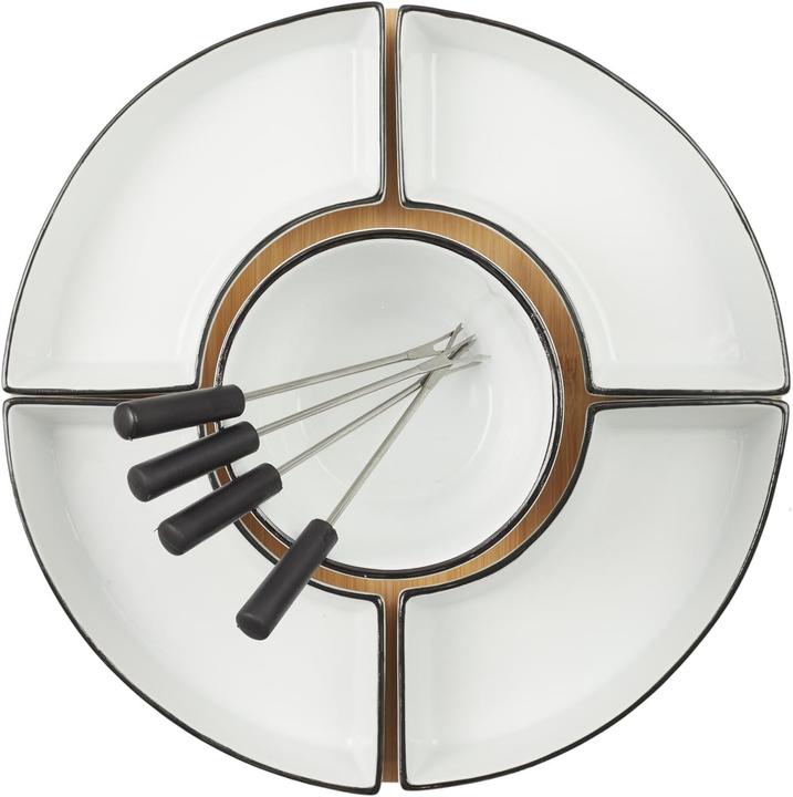 Immagine prodotto Cook Concept scatola della fonduta supporto di bambù cupx4 e p4