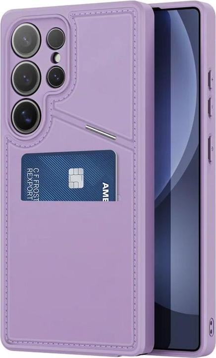 Produktbild Dux Ducis Samsung Galaxy S25 Ultra Magnetic Wallet Case mit Ständer - Lila (Samsung Galaxy S25 Ultra)