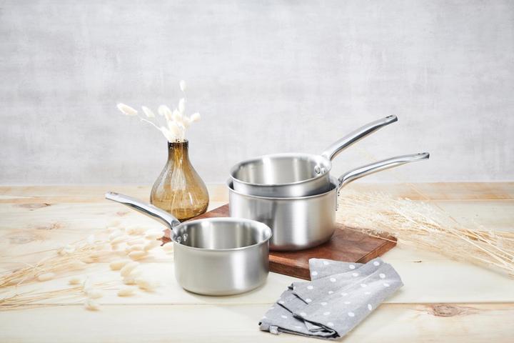 Immagine prodotto de Buyer Set di 3 pentole Alchimy 16, 18 + 20 cm (Set di pentole e padelle da cucina, Acciaio inossidabile, 16 x 21 cm)