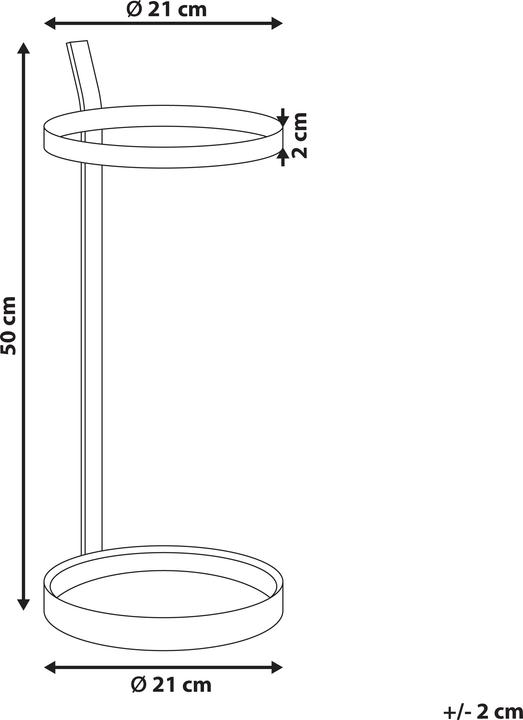 Produktbild Beliani Lobamba (21 x 21 x 50 cm)