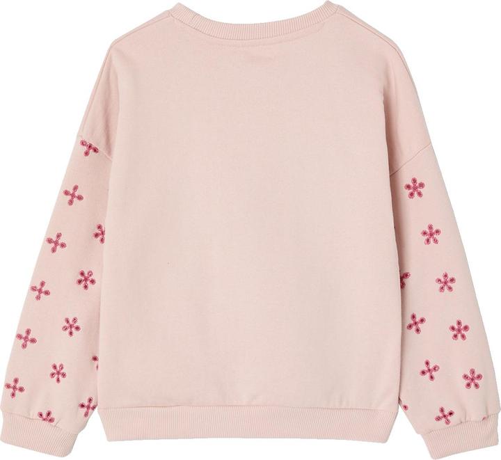 Produktbild Vertbaudet Mädchen Sweatshirt mit Lochmuster, Recycling-Polyester (98)