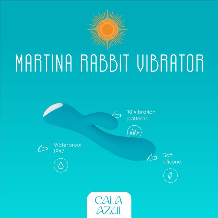 Produktbild Cala Azul Martina RabbitVibrator Azul