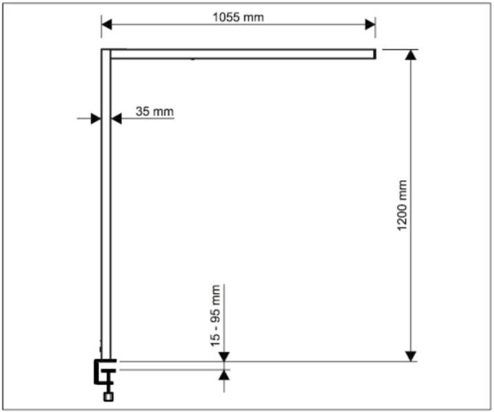 Productafbeelding Maul LED tafelblad L. MAULsirius bewegings-/lichtsensor col. var.
