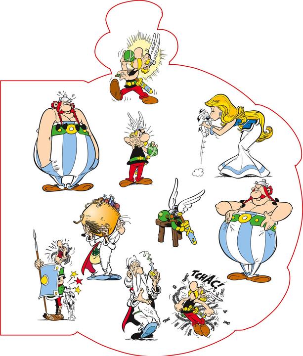 Actual product image Clairefontaine Asterix Colouring Pad