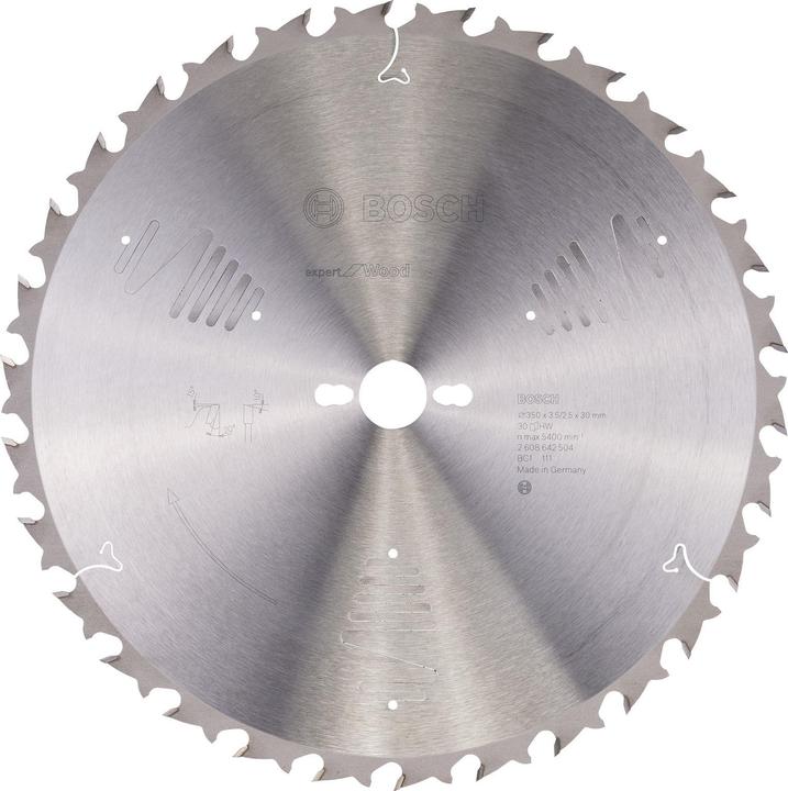 Produktbild Bosch Professional Zubehör Kreissägeblatt Expert for Wood, 350 x 30 x 3,5 mm, 30