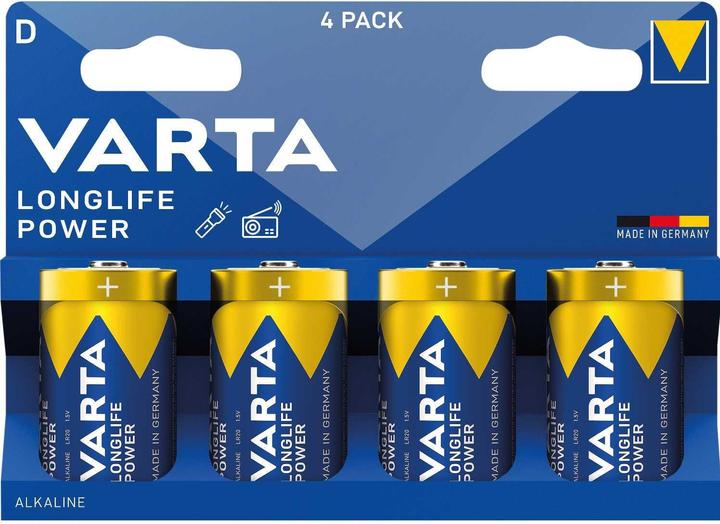 Varta Longlife Power (4 pcs., D, 16500 mAh)