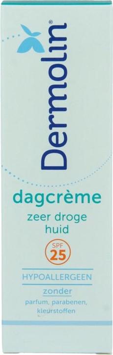 Dermoline Dermolin Day Cream Very Dry Skin Spf 25 50 Ml - Feuchtigkeitsschutz für trockene Haut (Sonnencreme Gesicht, SPF 25, 50 ml)
