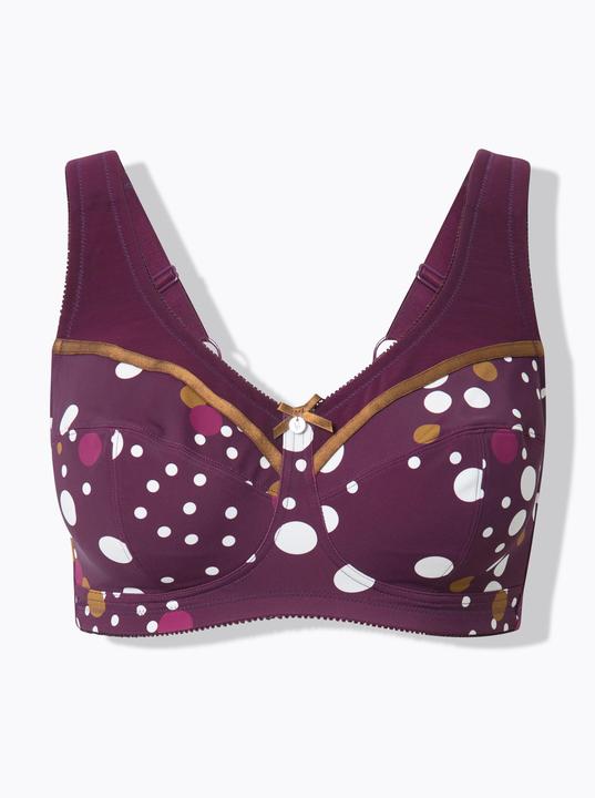 Actual product image Ulla Popken Polka Dot Relief Bra (85 E)