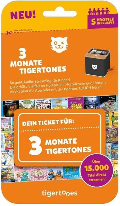 Produktbild Tigermedia TB tigerticket 3 Monate 4212