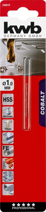 Immagine prodotto kwb COBALT Twist Drill 1.0 mm (1 mm)