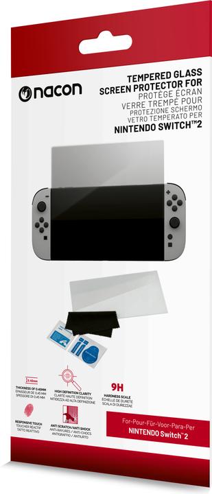 Image du produit Nacon Gaming Tempered Glass Screen Protector (Switch 2)