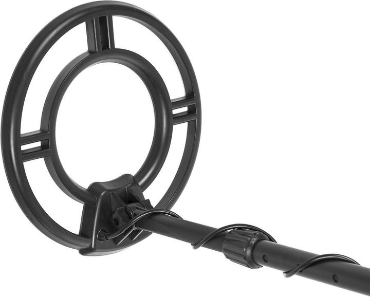 Actual product image Maclean MCE996 Trapper metal detector with 240 mm waterproof search coil and LCD display DISCO mode metal de