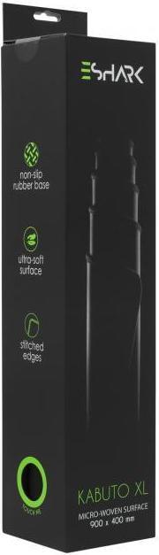 Actual product image White Shark Gaming Mouse Pad eShark Kabuto XL, 900x400x2mm (XL)