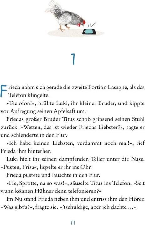 Produktbild Die wilden Hühner (Deutsch, Cornelia Funke, Florentine Prechtel, 2018)