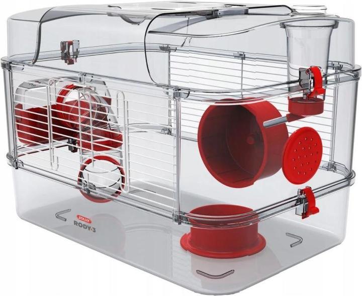 Zolux cage RODY3 SOLO, red