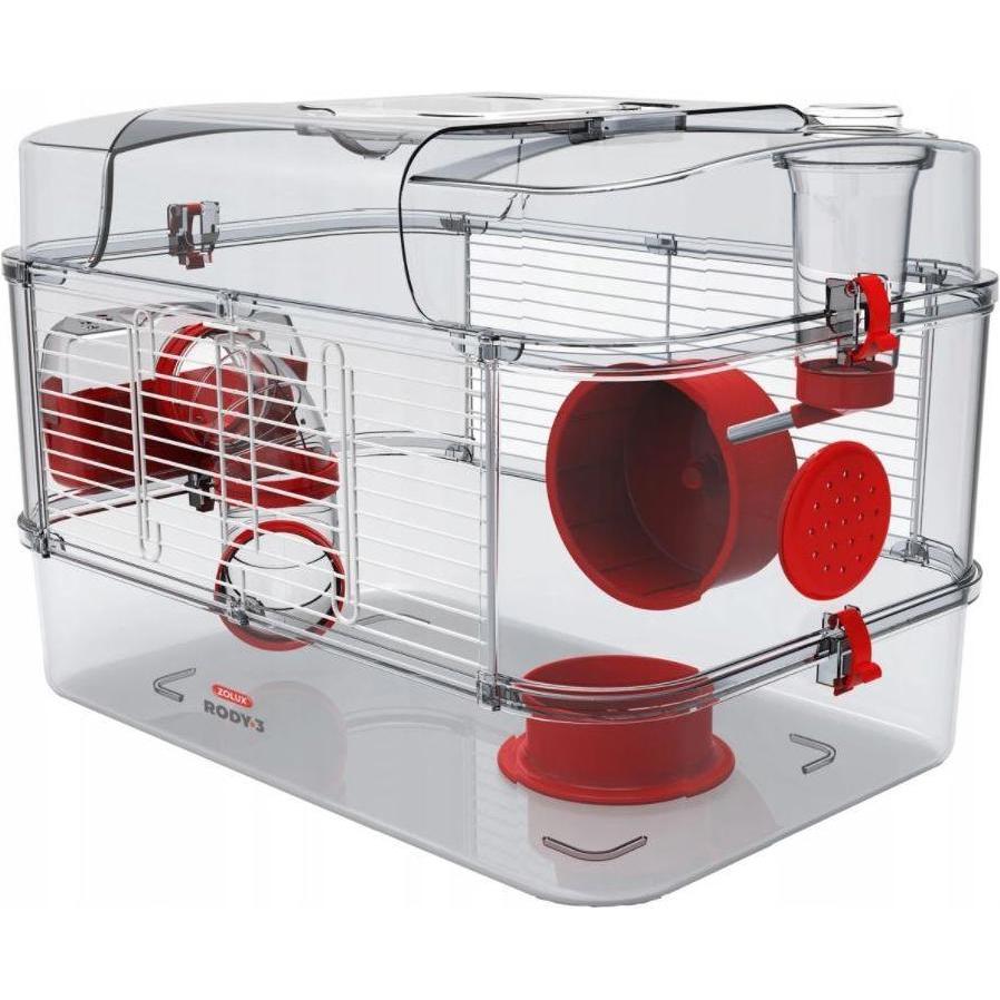 Meilleurs prix pour Zolux cage RODY3 SOLO, red, Cage + enclos