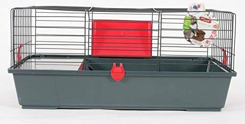 Productafbeelding Zolux KLASSIEKE kooi 70 cm, kleur: grijs / rood