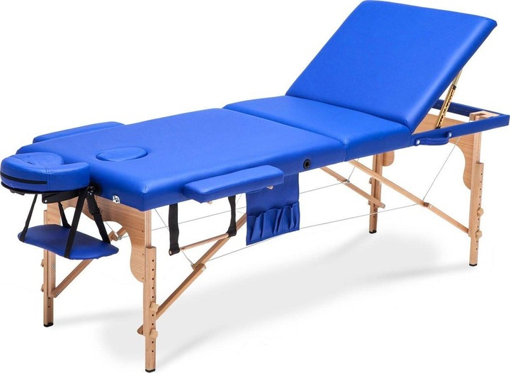 Actual product image Body Fit table, 3-part massage bed, wooden XXL universal (581)
