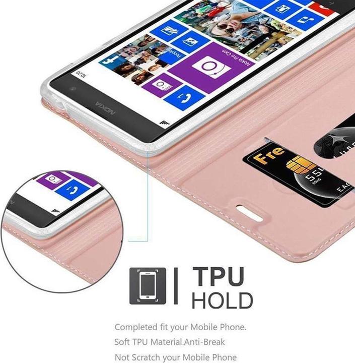 Actual product image Cadorabo Book Classy Style Cover (Nokia Lumia 1020)