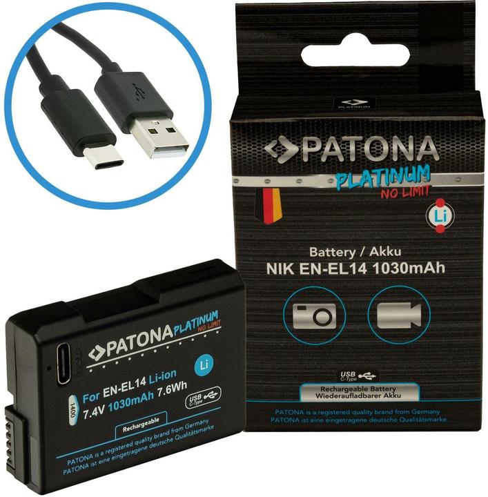 Actual product image Patona Platinum (Rechargeable battery)