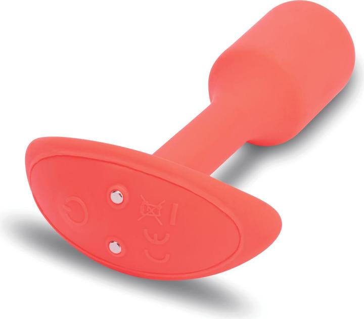 Actual product image B-Vibe Vibrating Snug Plug 1 (S) Orange