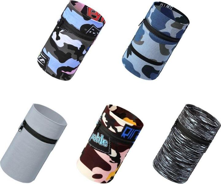 Produktbild Hurtel Fabric armband on the arm for running fitness, camo blue
