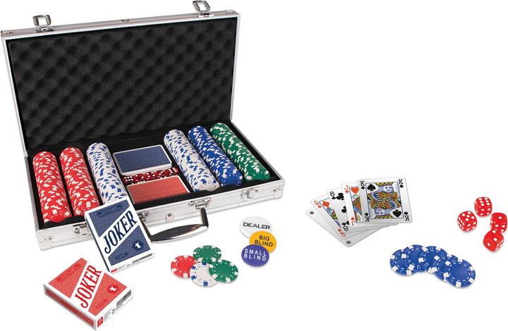 Image du produit ASS Altenburg Set de poker Joker dans une mallette en aluminium (Polonais)