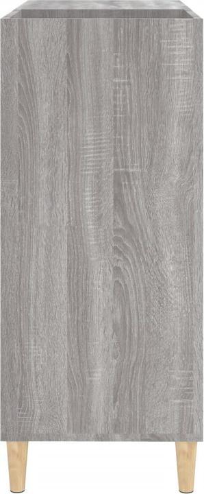 Actual product image vidaXL Plattenschrank Grau Sonoma 84,5x38x89 cm Holzwerkstoff