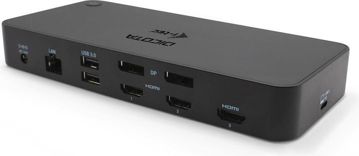 Actual product image Dicota USB-C 12-in-1 Docking Station 5K HDMI/DP PD 100W (CH) (USB-A, USB-C, 12 ports)