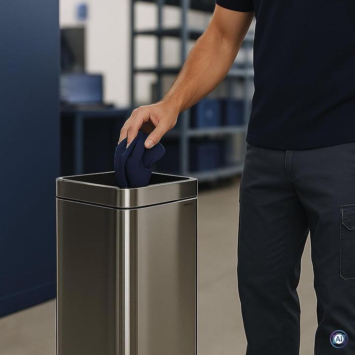 Produktbild Maul Abfallbehälter MAULprime 25l Edelstahl offen (25 l)