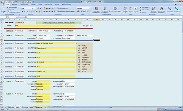 Productafbeelding Bürk Tijd/Datum/Tekst Printer ZS 6000