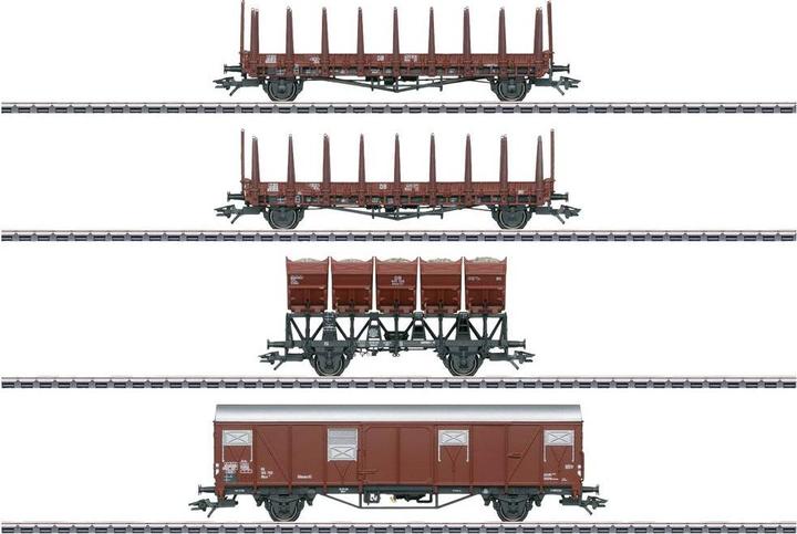 Märklin 46662 H0 Set di 4 carri merci DB (Traccia H0)